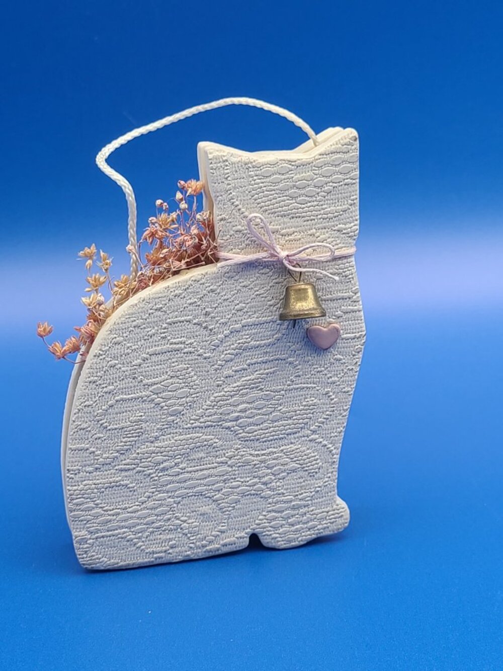 BUNDLE ADD-ON Cameo Designs White Cat Hanging Potpourri Holder